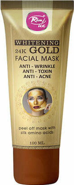 Whitening 24K Gold Facial Mask (100ml)(Aloe Vera and Vitamin E)