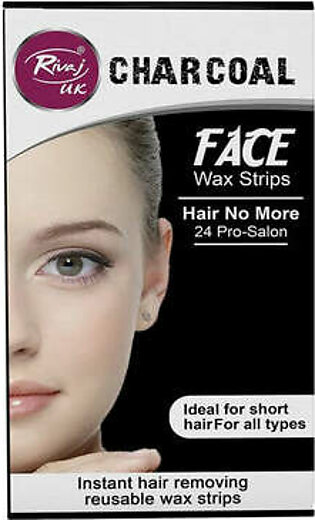 Charcoal Face Wax Strips