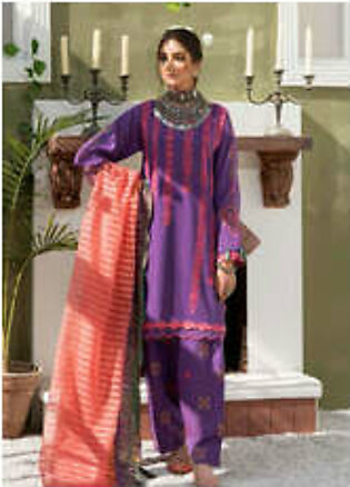 Charizma Embroidered Lawn Unstitched 3 Piece Suit CRZ21S 07 - Summer Collection