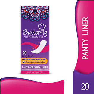 Butterfly Breathables Daily Care Panty Liners Long