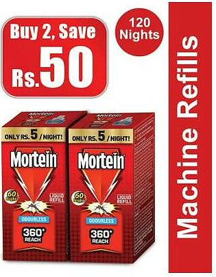 Mortein Odourless Liquid Refill 60 Nights Promo Pack of 2