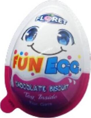 Floret Fun Egg with Chocolate Biscuit Girl