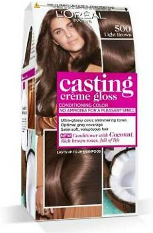 Loreal Casting Creme Gloss Light Brown Hair Color 500