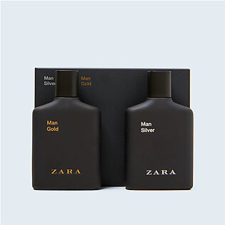 Zara Man Gold and Silver 100 ML Perfume Gift Set