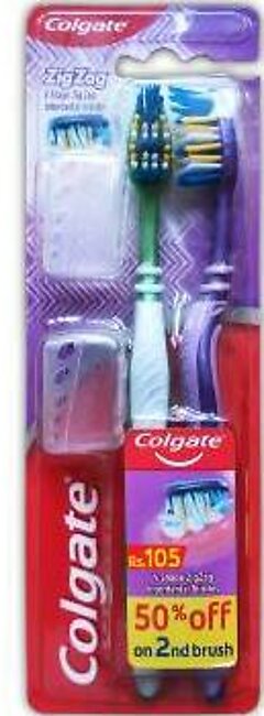Colgate Zig Zag Medium Toothbrush Twin Pack