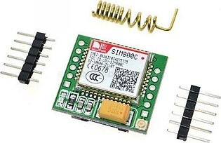 Sim800C GSM / GPRS Module with Micro Sim Card with Helical Antenna