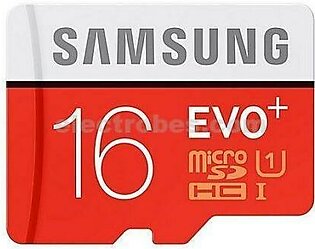 Samsung EVO Plus 16GB MicroSDHC Memory Card Class 10