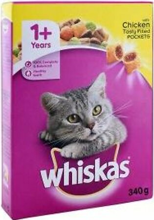 WHISKAS - Cat Food With Chicken 340gm