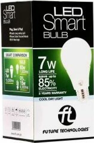 FT LED Smart Bulb - 7W (Cool Day Light)