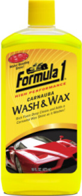 Carnauba Wash & Wax car shampoo 473ml