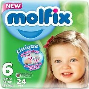 MOLFIX diapers xl-twin 24pcs 6no