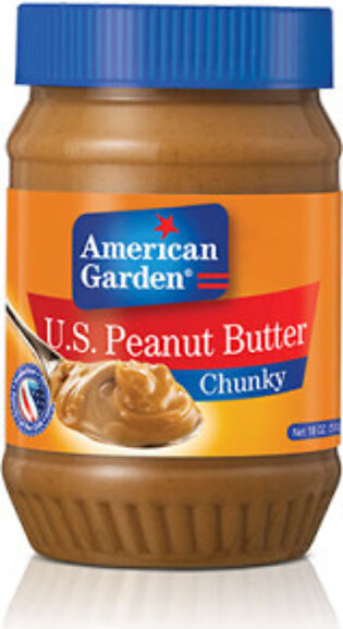 AMERICAN GARDEN Peanut Butter Chunky 454g