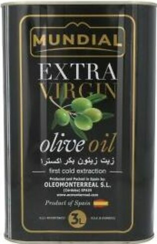 MUNDIAL EXTRA VIRGIN OLIVE OIL 3LTR (AT9)