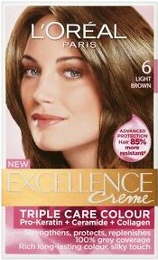 loreal excellence hair color#6