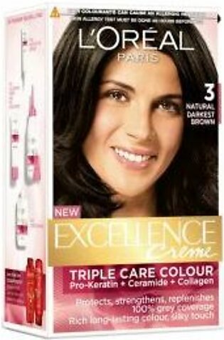 loreal excellence hair color#3