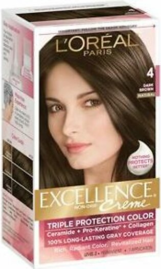 loreal excellence hair color#4