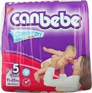 CANBEBE - 5 Junior Diapers 26Pcs