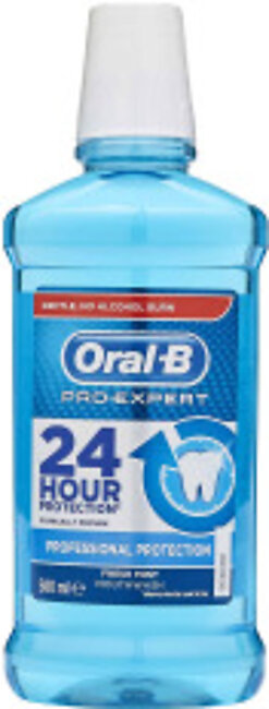 Oral B Pro Expert Fresh Mint Mouthwash 500ml
