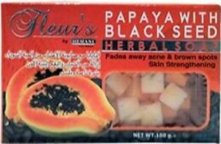 HEMANI HERBAL PAPAYA WITH BLACK SEED SOAP