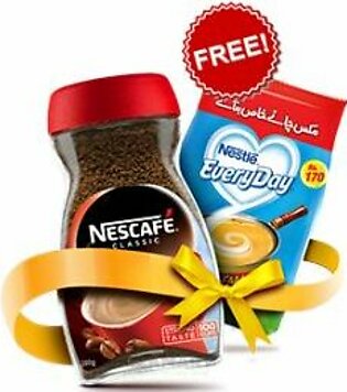 BUY NESCAFE Coffee Classic & Get Free Nestle Everyday Milk