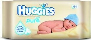 Huggies Baby Wipes Pure  ( 64 sheets in one pack )