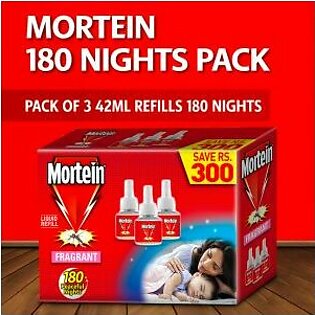 Mortein Refill Fragrant 180 Night 3Pcs