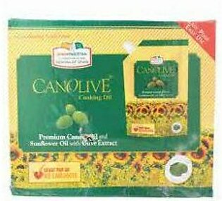 CANOLIVE - Cooking Oil olive extract1LTR *5 pouches