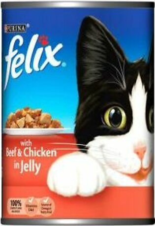 FELIX Cat Food Beef & Chicken 400gm