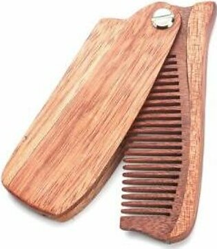 Foolding Wooden Hair Comb