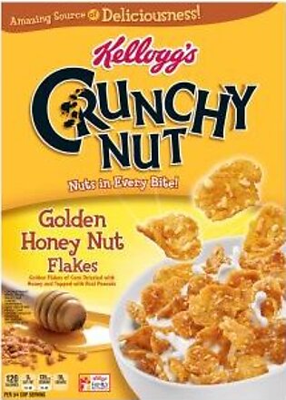 Kelloggs crunchy nut honey & flakes 500g