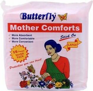 BUTTERFLY wings large pad Mother Comfort XXL