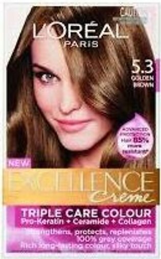 loreal excellence hair color#5.3