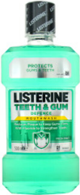 Listerine Teeth & Gum Defence Mouth Wash 500ml