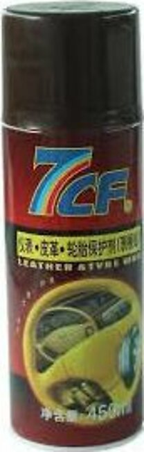 7cf Tyre & Leather Colour Brown 450ml