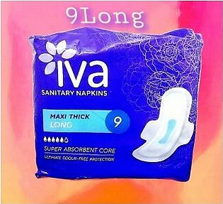 Iva Sanitary Napkin Ultra Thin Long 8Pcs