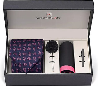 Navy/pink  men accessories box