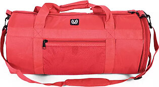 Red duffle training bag