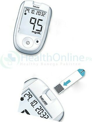 Package of 1 Blood Glucose Monitor (Beurer GL 42) 1s + 50 Blood Glucose Monitor Strips