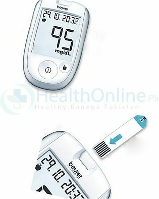Package of 1 Blood Glucose Monitor (Beurer GL 42) 1s + 50 Blood Glucose Monitor Strips