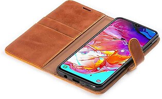 Iphone 8 Plus- Rich Boss Pure Leather Case Synthetic Leather Flip Cover
