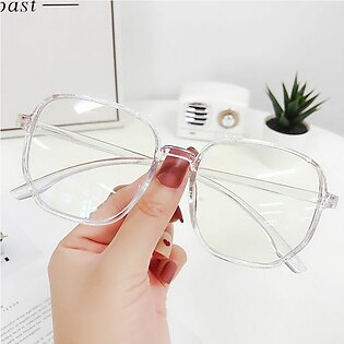 Transparent High Quality Glasses, Light Weight , Boys And Girls Both , Anti Glare Uv Ray Eye Glasses