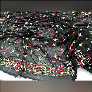 Hand Work Embroidery Dupatta And Shawl