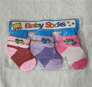 Pack Of 3 - Baby Socks - Kids Socks - Comfortable
