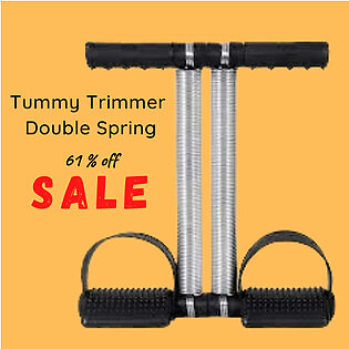 Tummy Trimmer Double Spring High Quality Belly Fat Burner Body Fitness Weight Loss Machine Home Gym For Men And Women Exercise Equipment