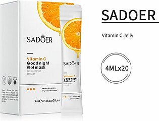 Sadoer Vitamin C Gel Night Face Gel Mask 20 Pcs X 4ml Sd93653