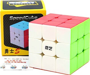 Cube 3 * 3 | Rubik Cube Stickerless 56mm Qiyi Warrior S Rubiks Cube 3x3 - Magic Speed Cube Puzzle Toys Foxen