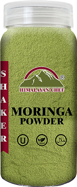 Himalayan Chef Moringa Powder - 150g | Plastic Shaker