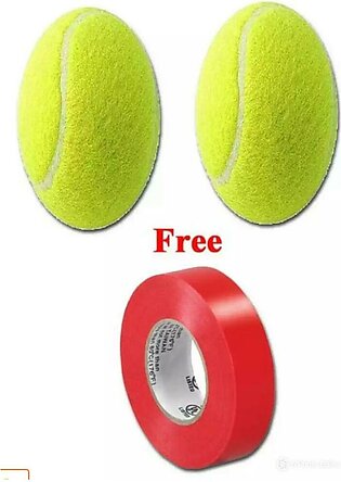 Soft cricket ball pack of two with free tape