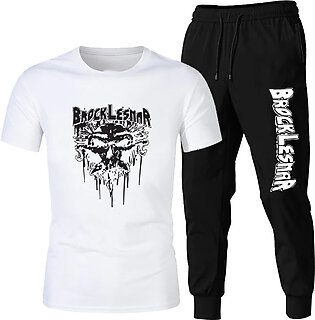 Brock Lesnar Printed Cotton Trouser Shirts For Men