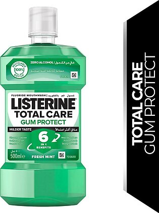 ListerineÂ®, Mouthwash, Teeth & Gum Defence, Milder Taste, Soft Mint, 500ml